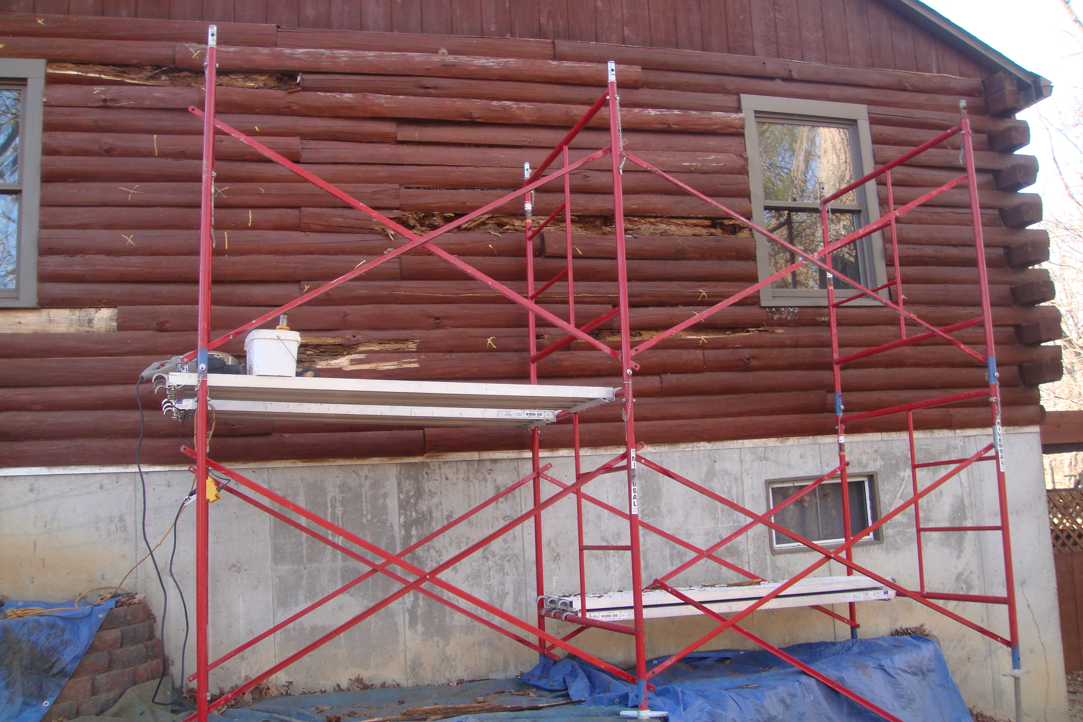 Log Home Rot Replacement Elite Log Home Services log-home-rot-replacement-elite-log-home-services